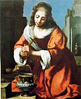 Johannes Vermeer Saint Praxidis painting